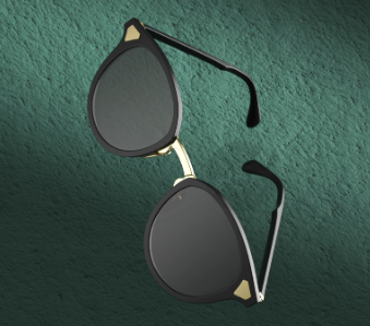 3D Glasses Animation and Rendering