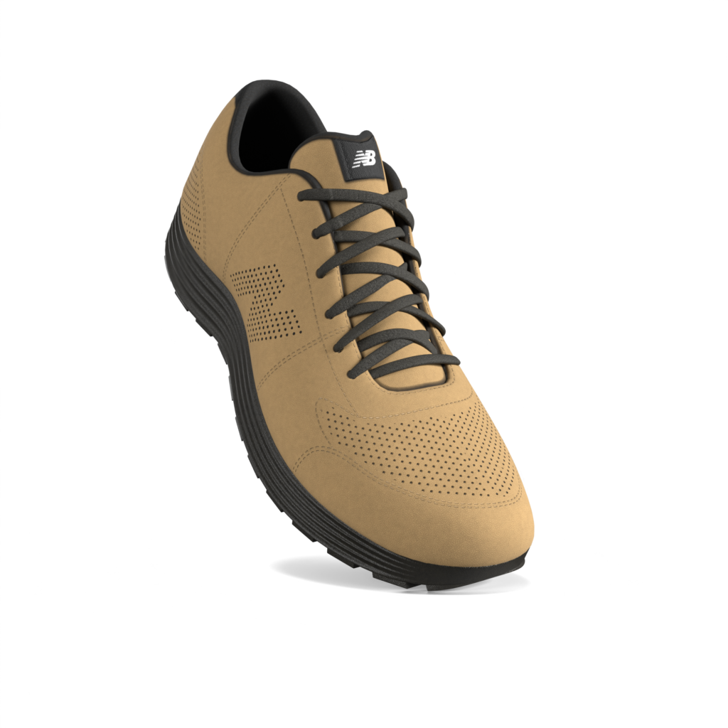 Professional Brown Shoe 3D Modeling in Blender